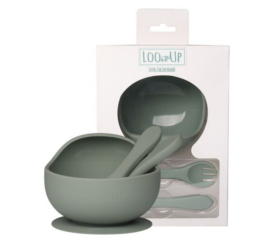 Set de repas Sauge Bol+couverts